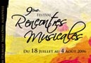 Festival des Rencontres Musicales de Savoie